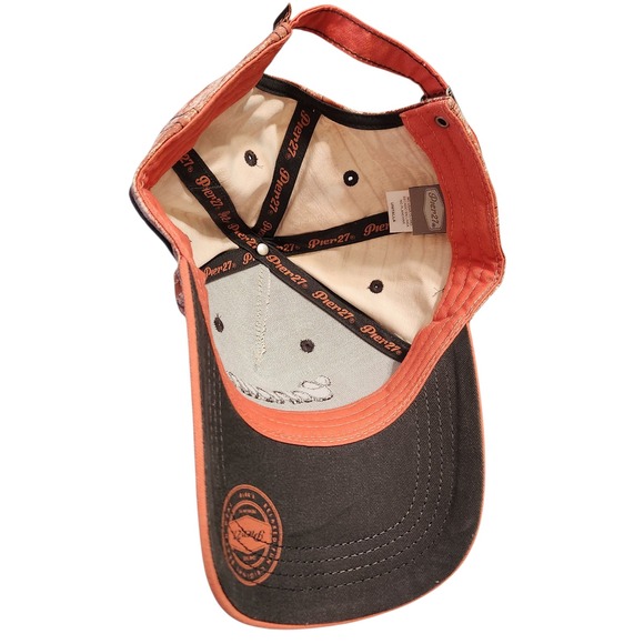 Riviera Maya Cancun Authentic Lizard Trucker Hat‎ Mens Adjustable Pier 27 - Picture 5 of 5